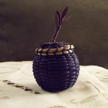 Penobscot Miniature Blueberry Basket by Kim Bryant