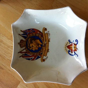 Royal Visit to Canada dish 1939? - Art Pottery