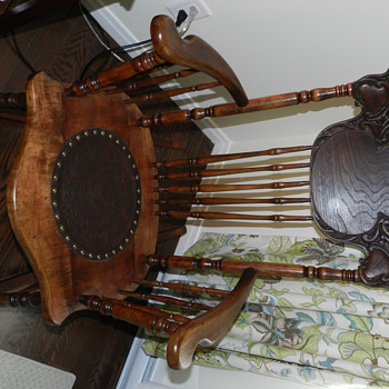 Pressback rocking chair