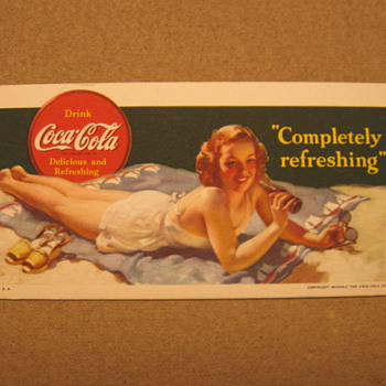 1940's Coca-Cola Blotter......maybe????
