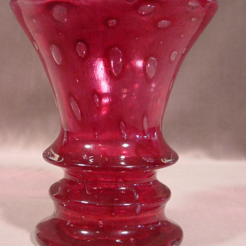 What is this CLUTHRA vase? - Art Glass