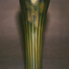 QUEZAL DECORATED ART GLASS VASE, circa 1905