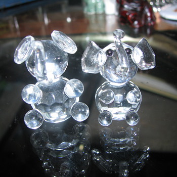 Crystal elephants - Animals