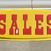 Plastic SALES signs