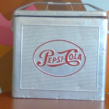 Vintage Pepsi-Cola Cooler  - Advertising