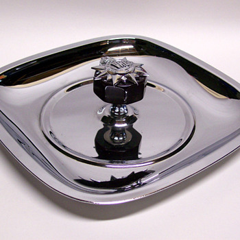 VRC Chromium Plate Dish - Military and Wartime