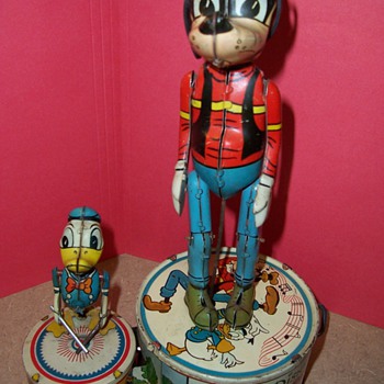 Marx 1940's Donald Duck Duet Tin Toy