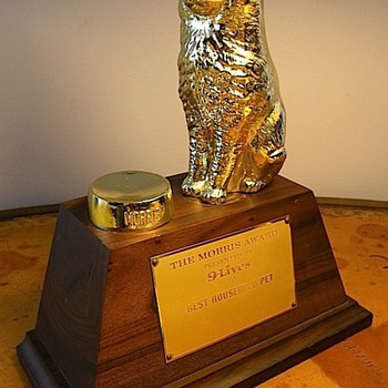 Morris the cat - Trophy