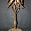 Art Nouveau iron Lamp