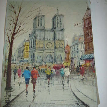 Impressionist Painting 1960's 