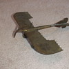 WW1 Trench Art German Taube Airplane c. 1916
