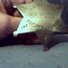 Antique/Vintage (very old, no remake) US MARSHAL DEPUTY, ABILENE KANSAS 6 star badge.