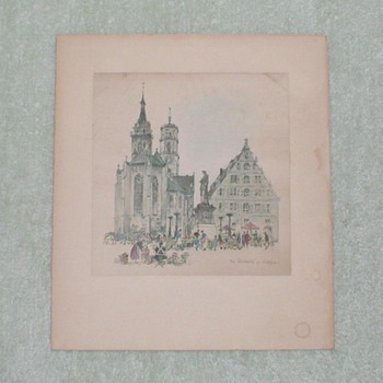 Stuttgart Germany print - Posters and Prints
