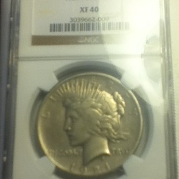 1921 & 1922 Peace Dollars - US Coins