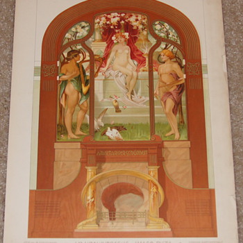 Absolutely Stunning Art Nouveau Prints - Imago Picta - 1903 - J. P. Krawutschke - Art Nouveau