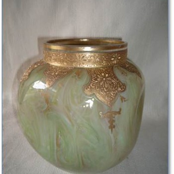 Loetz Green Onyx - and another Dek identified!