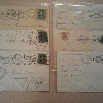 Lot 7- Early 20th century stamps and post cards