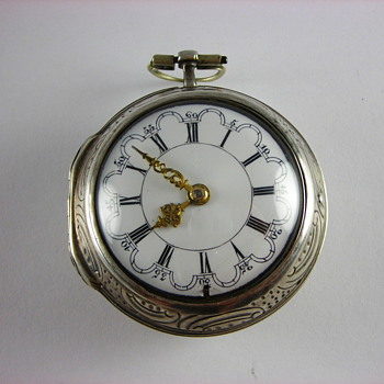 1787 Repousse English Verge Fusee - Pocket Watches