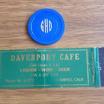 Rare California 2.50 Monogramed Casino Chip - Games