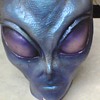 BLUE ALIEN POTTERY HEAD