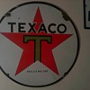 15" Texaco Lube Cart Sign