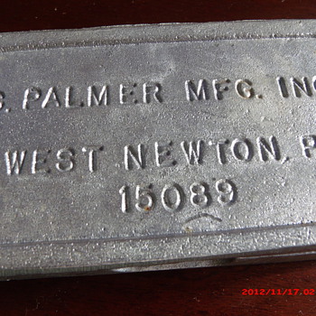 Vintage Palmer 853 In-Line Lead Sinker Mold - Fishing