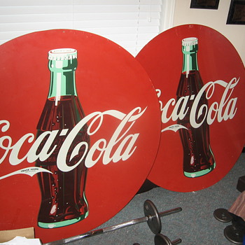 Metal Coca Cola Sign - Coca-Cola