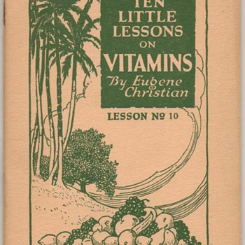 1922 - Ten Little Lessons on Vitamins - Paper