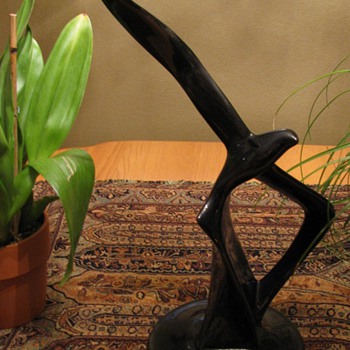 Mid Century Modern Ceramic Seagull Statue