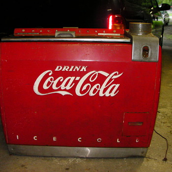 old coca cola cooler