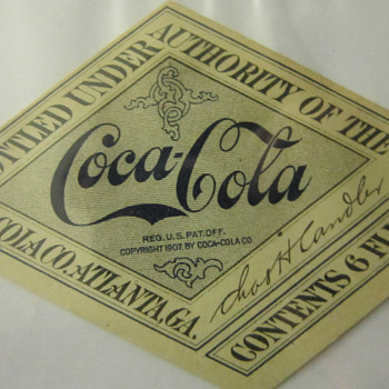 Found a bunch of these 1917-19 Coca-cola bottle labels on eBay