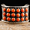 Old Pawn Natural Coral Row Cuff