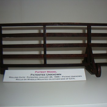 GATE ON WHEELS - PATENT MODEL - Advertising
