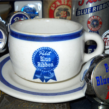 Pabst Blue Ribbon Coffee Cup - Breweriana
