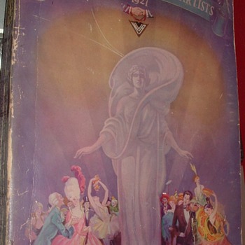 Vaudeville Artists Directory 1927 - Books