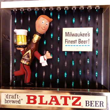 1964 Blatz Beer Motion Sign - Breweriana