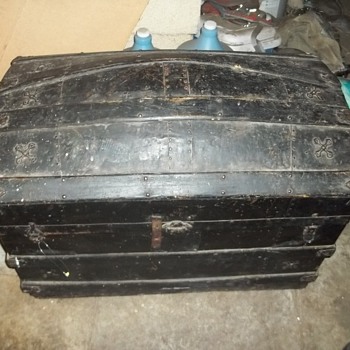 antique Barrel stave chest, trunk, steamer etc.