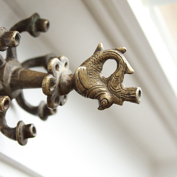 Brass Bird *something* ... Religious?  Candleholder? Incense burner?