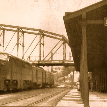 Lehigh Valley RR Station, Pittston, PA - Photographs