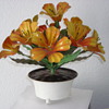 Metal floral arrangement 