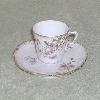 Limoges China Cup & Saucer 