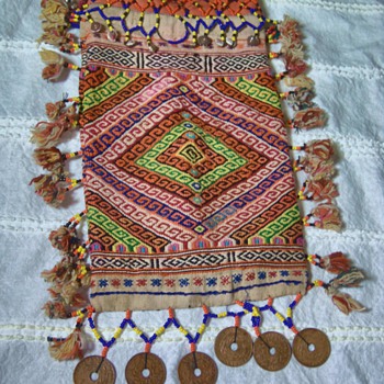 Coin Purse NEDERLANDS INDIE 1 CENT 1940's Woven 