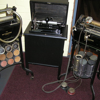 Dictaphone machines and shaver