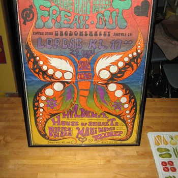 danish? rock poster.. hendrix? - Music