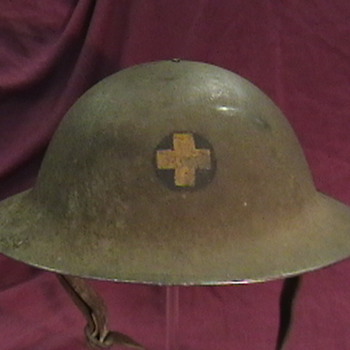 U.S. Army WW I  M-1917 Doughboy Helmet - Military and Wartime