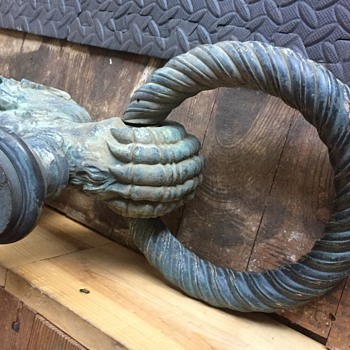 Cast Bronze Ornamental Exterior Light Fixture - Renaissance Revival? - Lamps