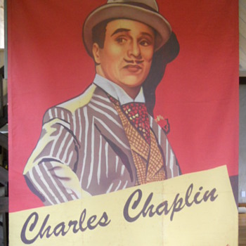 "Monsieur Verdoux" trompe l'oleil/ mural 9'x12' canvass - Posters and Prints