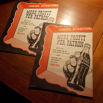 1940s Coca-Cola Theater brochures