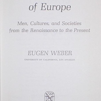 1971 A Modern History of Europe