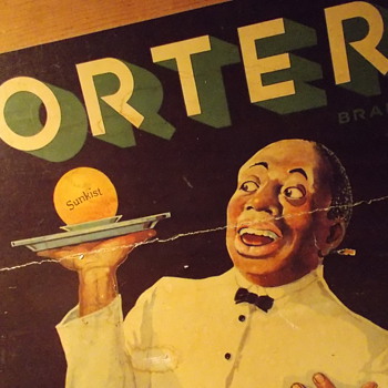 Nice orange box label - Advertising